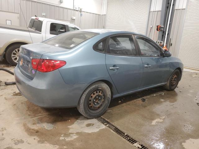 HYUNDAI ELANTRA GL 2007 blue  gas KMHDU46D77U065160 photo #4