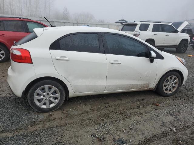 KIA RIO LX 2015 white  gas KNADM5A31F6486820 photo #4