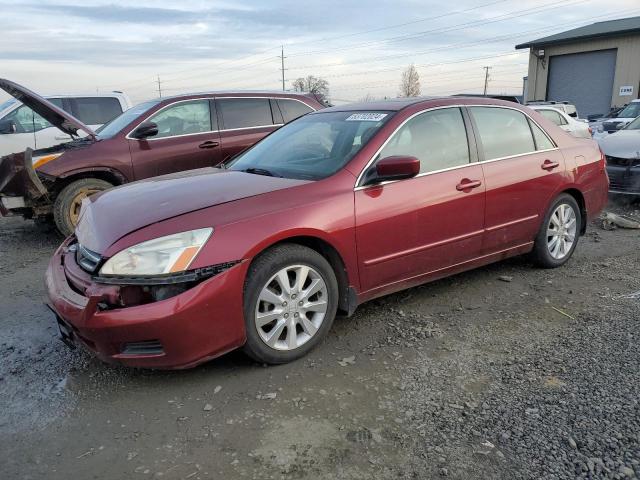 HONDA ACCORD 2006 burgundy  gas 1HGCM66546A037712 photo #1