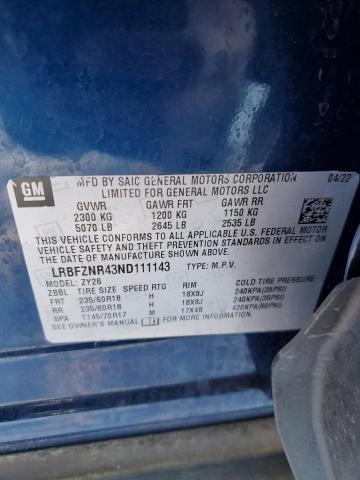 2022 BUICK ENVISION E - LRBFZNR43ND111143