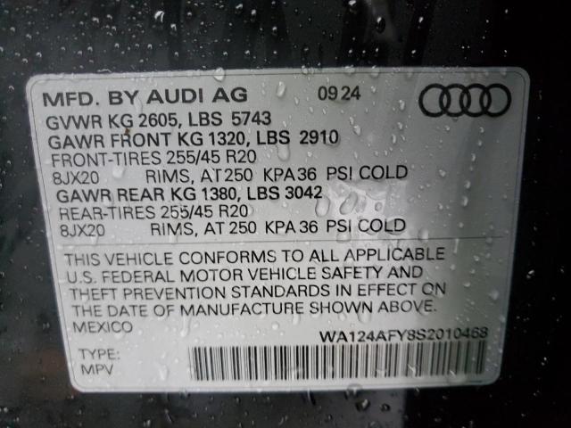2025 AUDI SQ5 SPORTB WA124AFY8S2010468