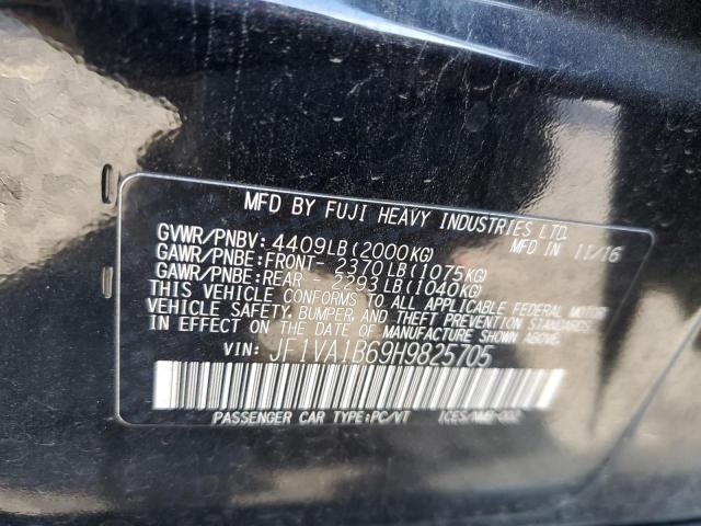 2017 SUBARU WRX - JF1VA1B69H9825705