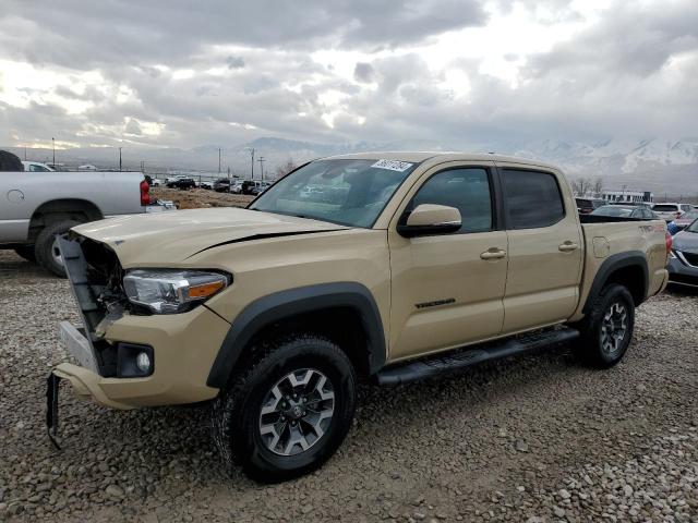 TOYOTA TACOMA DOU 2019 tan  gas 5TFCZ5AN8KX190618 photo #1