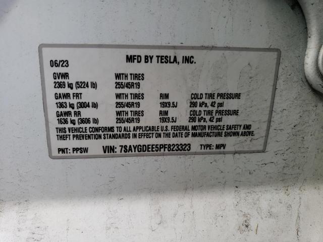 2023 TESLA MODEL Y - 7SAYGDEE5PF823323