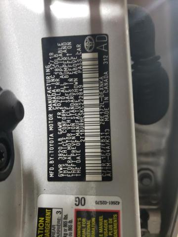 2019 TOYOTA COROLLA L - 2T1BURHE5KC222849