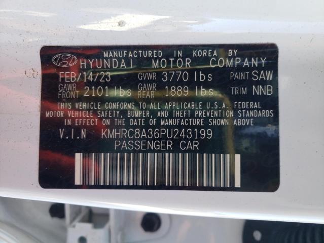 2023 HYUNDAI VENUE SEL - KMHRC8A36PU243199