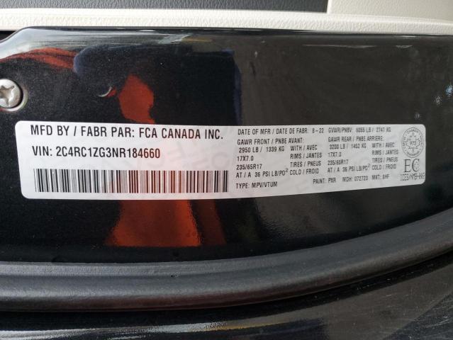 2022 CHRYSLER GRAND CARA 2C4RC1ZG3NR184660