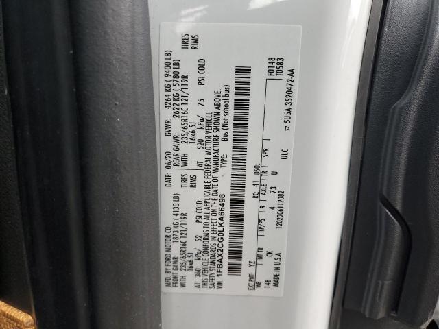 2020 FORD TRANSIT T- - 1FBAX2CG0LKA66498