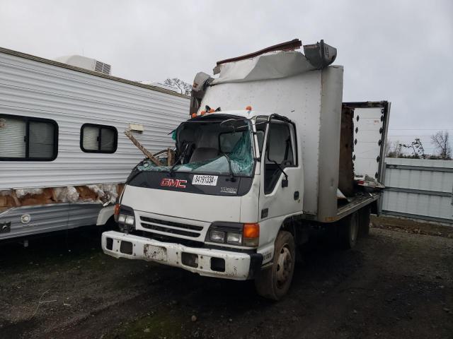 GMC 5500 W5504 2004 white tilt cab diesel J8DE5B14047900834 photo #1