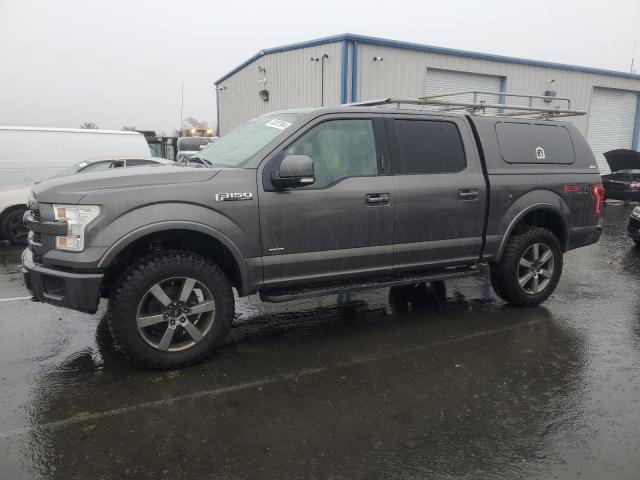 FORD F150 SUPER 2015 charcoal  gas 1FTEW1EGXFKE65530 photo #1