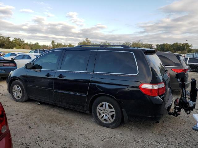 HONDA ODYSSEY EX 2007 black sports v gas 5FNRL38677B098870 photo #3