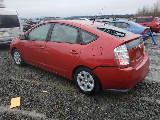 TOYOTA PRIUS 2007 red  hybrid engine JTDKB20U677630267 photo #3