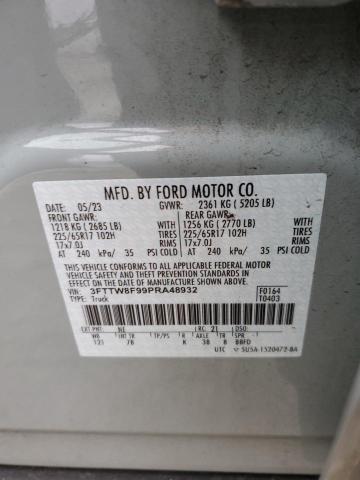 2023 FORD MAVERICK X - 3FTTW8F99PRA48932