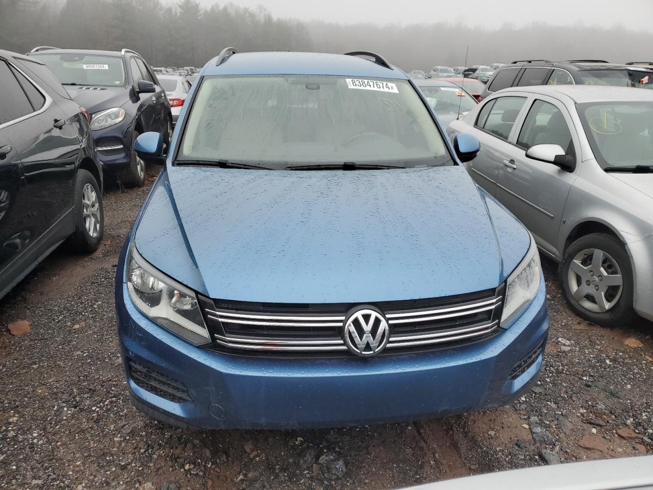 Lot #3033327831 2017 VOLKSWAGEN TIGUAN S