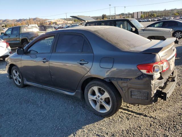 TOYOTA COROLLA BA 2013 gray sedan 4d gas 5YFBU4EE6DP219338 photo #3