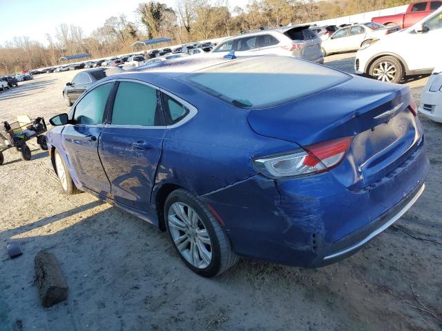 CHRYSLER 200 LIMITE 2015 blue sedan 4d gas 1C3CCCAB1FN721692 photo #3