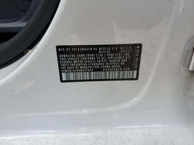2017 VOLKSWAGEN JETTA S - 3VW2B7AJ6HM387839