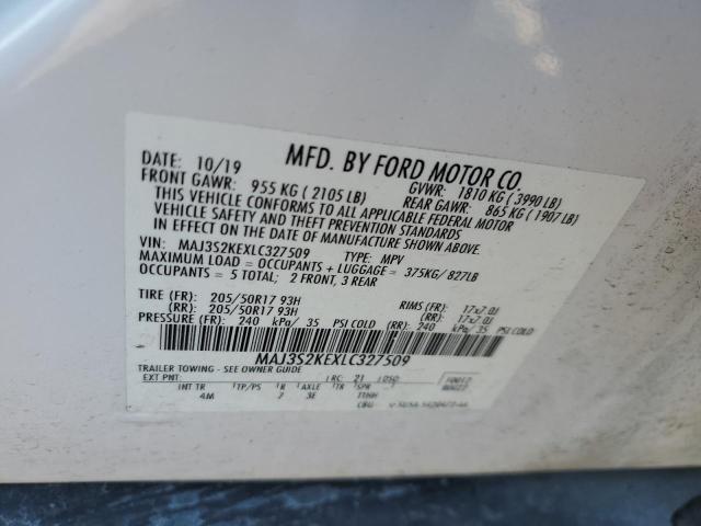 2020 FORD ECOSPORT T - MAJ3S2KEXLC327509