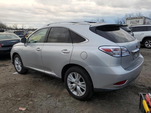 LEXUS RX 450H 2011 silver 4dr spor hybrid engine JTJBC1BA0B2040059 photo #3