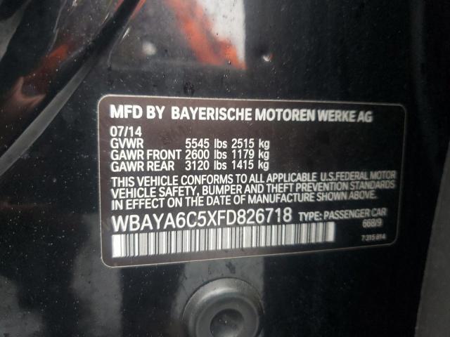 VIN WBAYA6C5XFD826718 2015 BMW 7 SERIES no.12