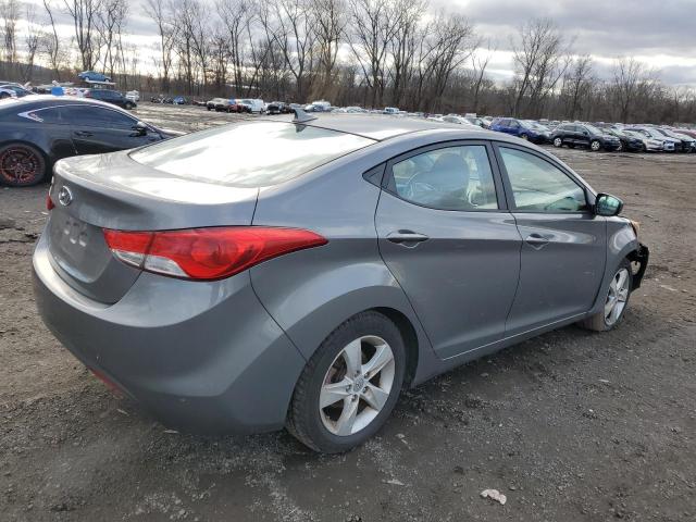 HYUNDAI ELANTRA GL 2012 gray sedan 4d gas 5NPDH4AE4CH131712 photo #4