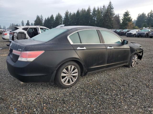 HONDA ACCORD EXL 2011 black  gas 1HGCP3F83BA014576 photo #4