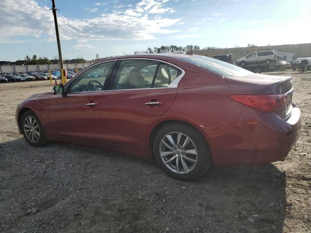 INFINITI Q50 BASE 2014 burgundy  gas JN1BV7AR3EM700114 photo #3