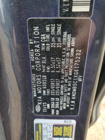 2016 KIA SEDONA LX - KNDMB5C1XG6175232