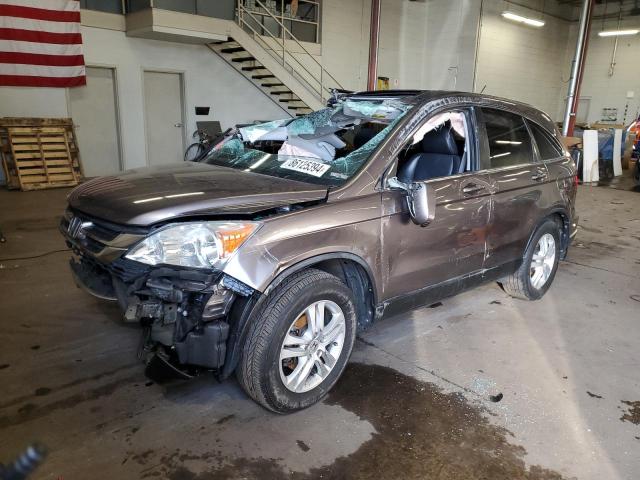 HONDA CR-V EXL 2011 gray  gas 5J6RE4H79BL111868 photo #1