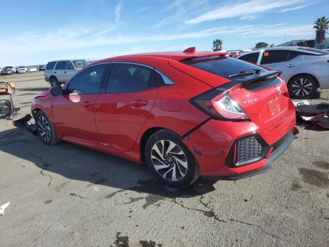 HONDA CIVIC LX 2018 red  gas SHHFK7H2XJU417842 photo #3