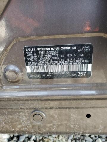 2017 MITSUBISHI OUTLANDER - JA4AP3AW1HZ055708
