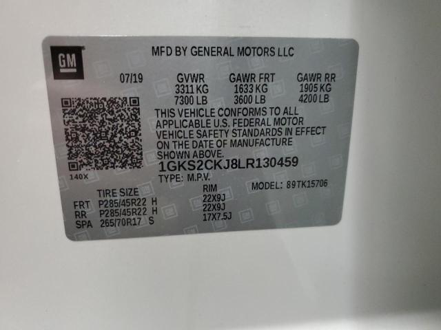 2020 GMC YUKON DENA - 1GKS2CKJ8LR130459