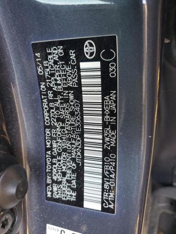 2014 TOYOTA PRIUS PLUG - JTDKN3DP1E3063407
