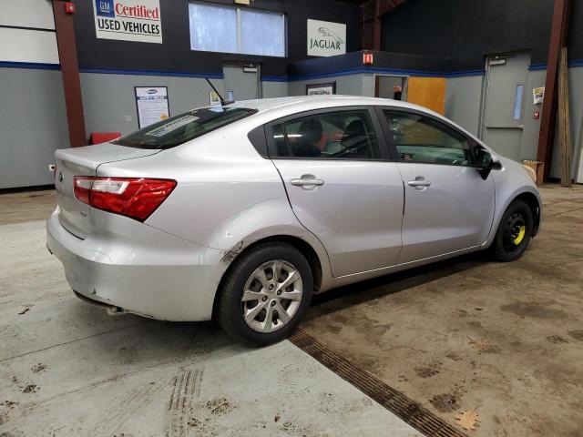 KIA RIO LX 2016 silver sedan 4d gas KNADM4A34G6694539 photo #4