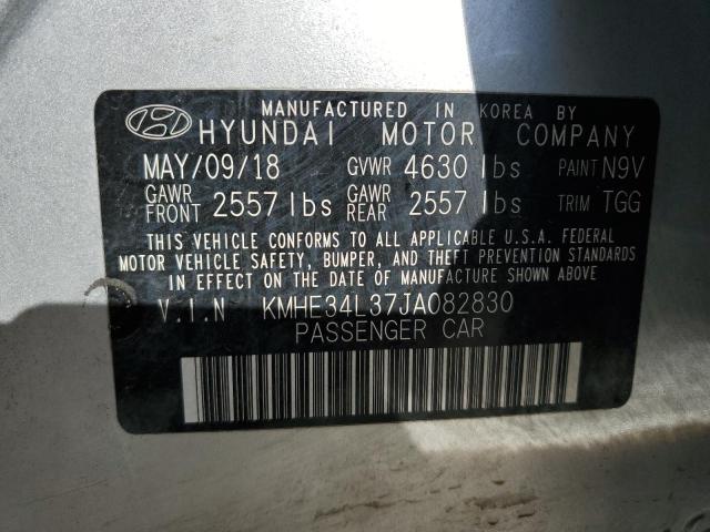 VIN KMHE34L37JA082830 2018 HYUNDAI SONATA no.13