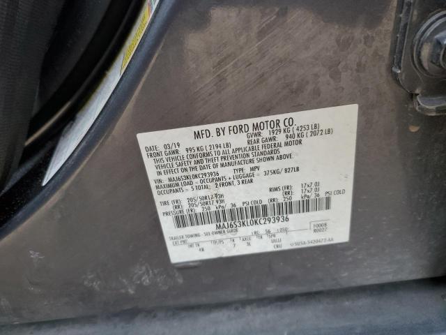 2019 FORD ECOSPORT T - MAJ6S3KL0KC293936