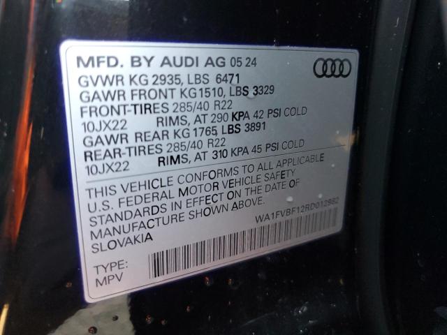 2024 AUDI Q8 PRESTIG - WA1FVBF12RD012982