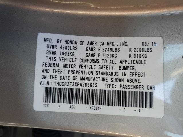 2015 HONDA ACCORD LX - 1HGCR2F3XFA268655