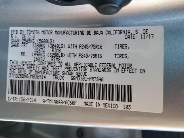 2018 TOYOTA TACOMA DOU - 3TMDZ5BN0JM036914