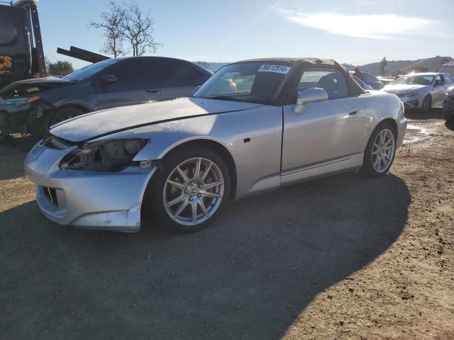 HONDA S2000 2004 silver  gas JHMAP21494S001170 photo #1