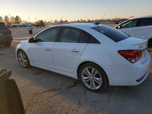 CHEVROLET CRUZE LTZ 2012 white sedan 4d gas 1G1PH5SC0C7358036 photo #3