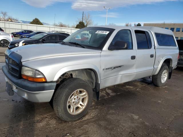 DODGE DAKOTA QUA 2001 silver  gas 1B7GG2AN11S125451 photo #1