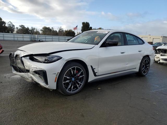 BMW I4 M50 2024 white  electric WBY33AW07RFR94365 photo #1