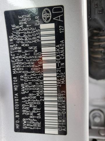 2016 TOYOTA COROLLA L - 2T1BURHE1GC716780