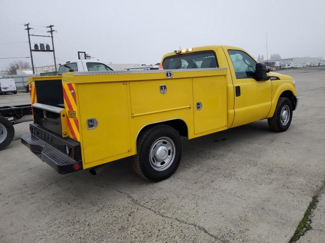 FORD F250 SUPER 2016 yellow pickup gas 1FDBF2A63GEA61146 photo #4