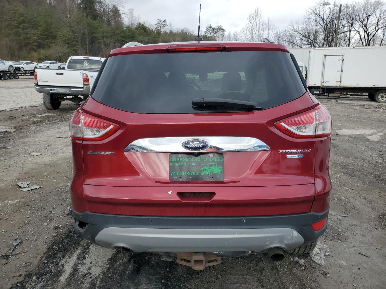 Lot #3034344075 2014 FORD ESCAPE TIT