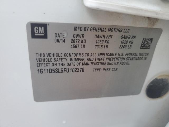 2015 CHEVROLET MALIBU 2LT - 1G11D5SL5FU102370
