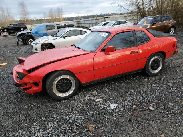 PORSCHE 924 S 1987 red  gas WP0AA0924HN451923 photo #1