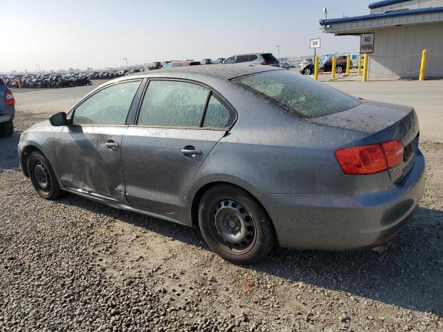 VOLKSWAGEN JETTA BASE 2014 gray  gas 3VW2K7AJ8EM237663 photo #3