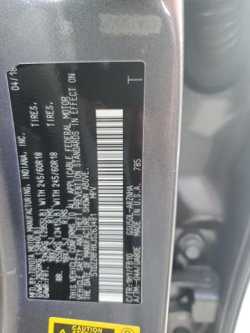 2018 TOYOTA HIGHLANDER - 5TDZZRFHXJS263481